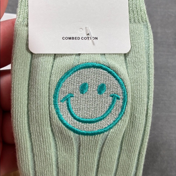 Women’s Smiley Face Socks - Black, Cream, Tan, Green HOLIDAY SALE! - Picture 6 of 6